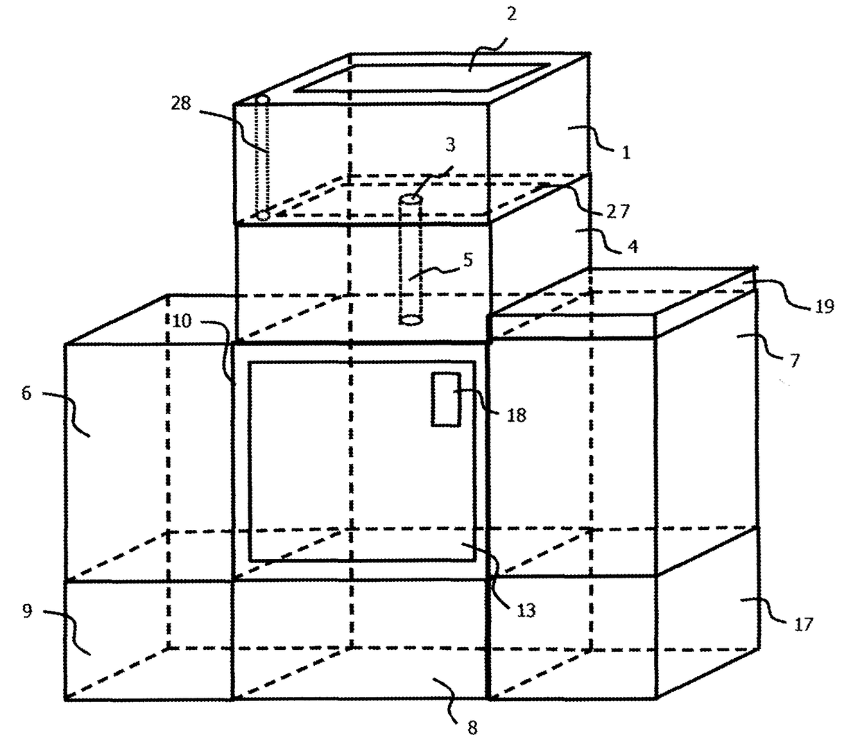 Adjustable moulding tool and corresponding moulding method