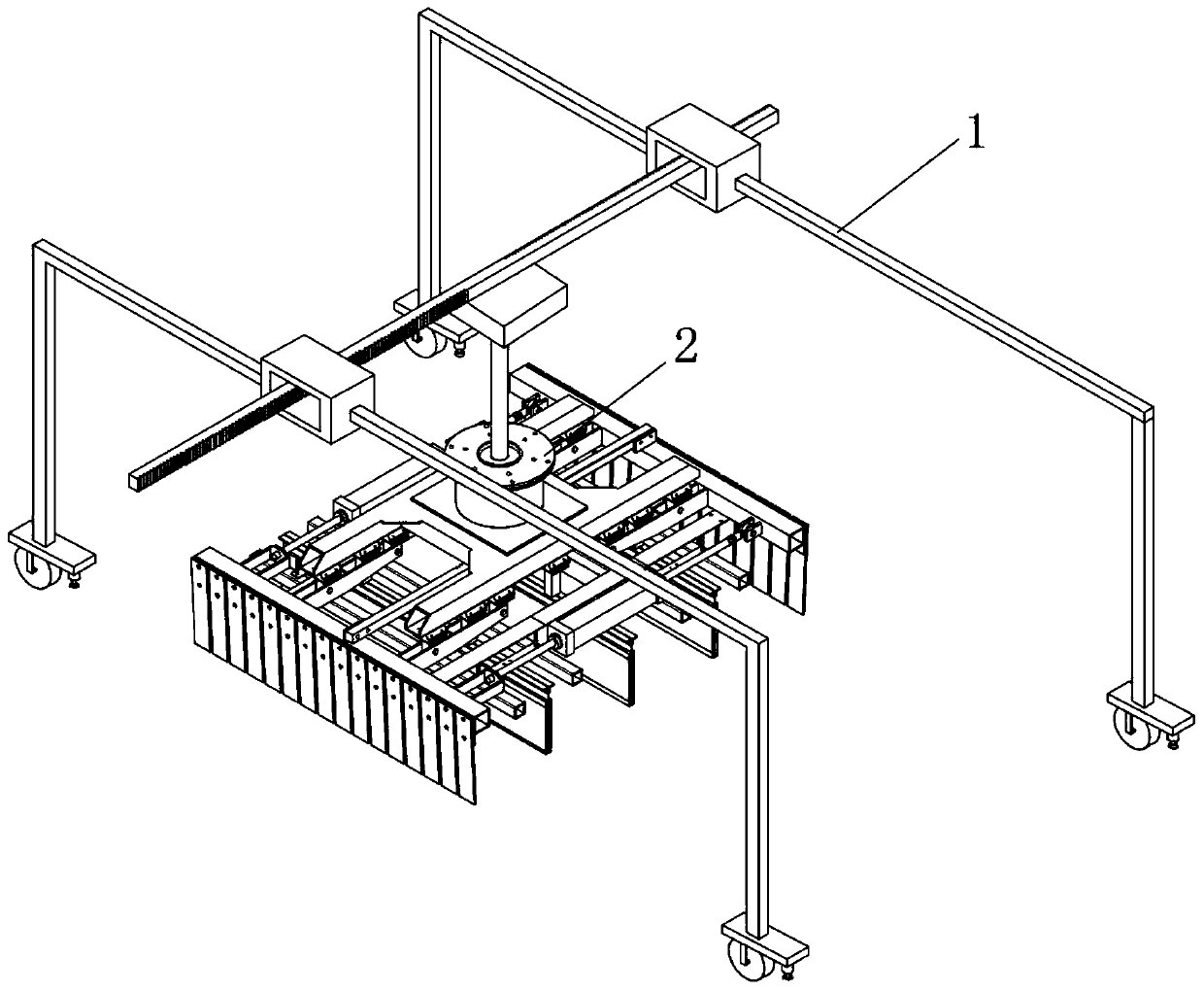 Automatic mechanical clipping and cutting equipment