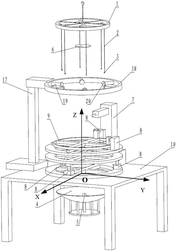 Installation and adjustment system and method for multi-layer nested X-ray grazing incidence optical lens