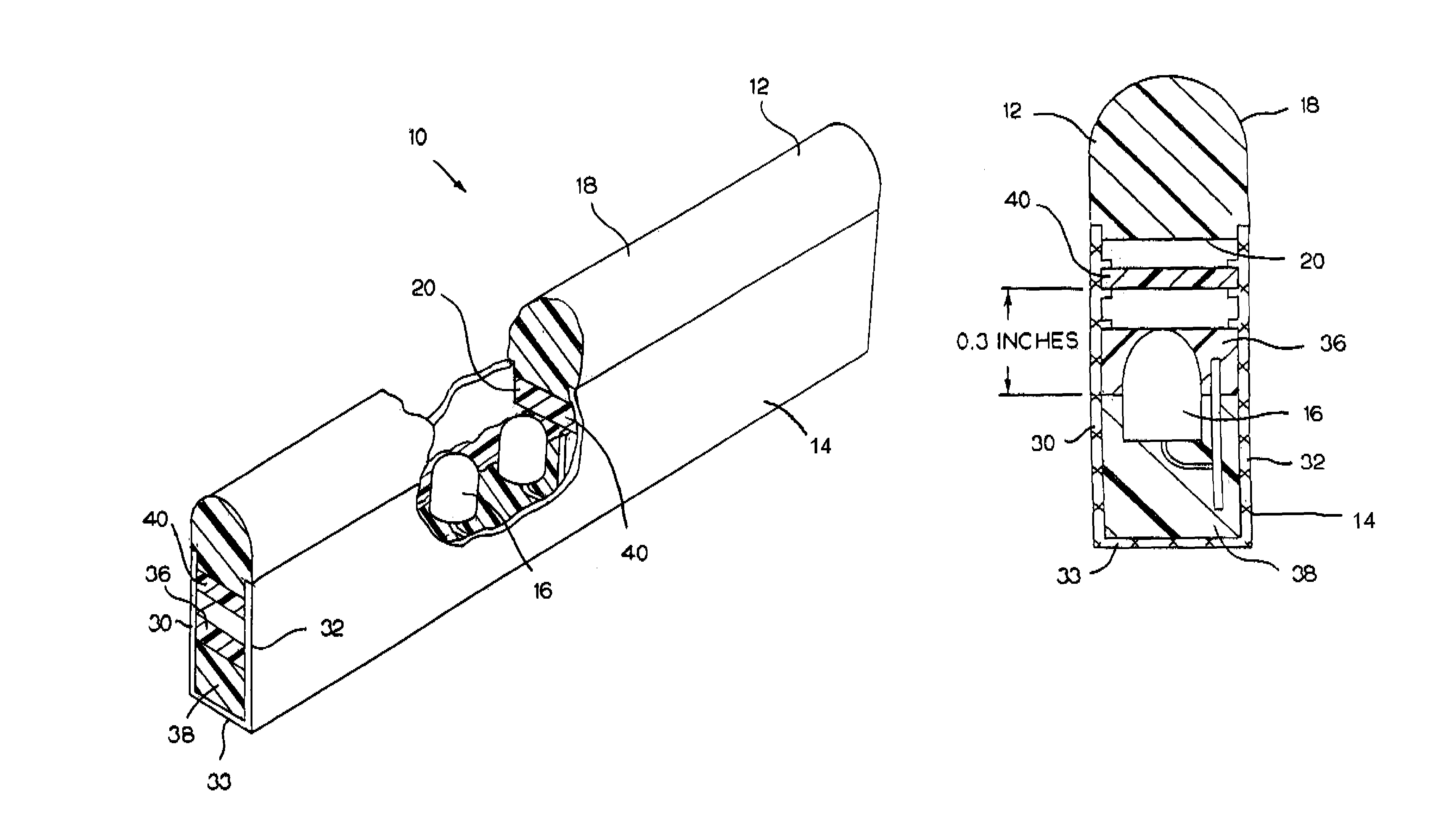 Illumination device with color conversion modules