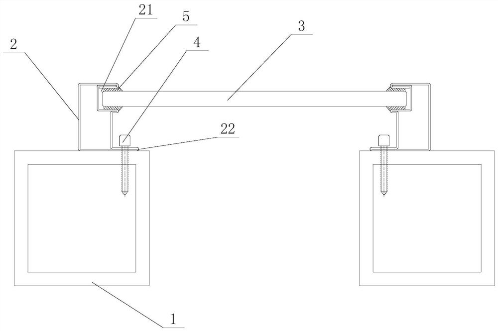 Solar photovoltaic panel fixing system