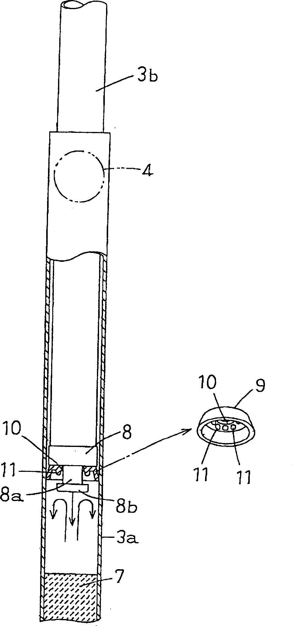 Buffer for long telescopic binder