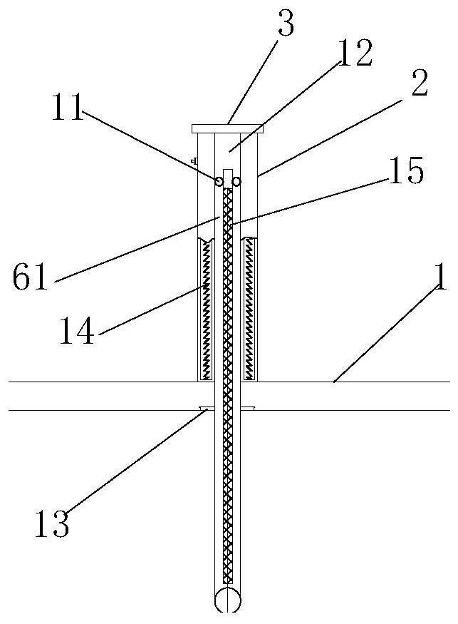 High voltage tower climbing structure