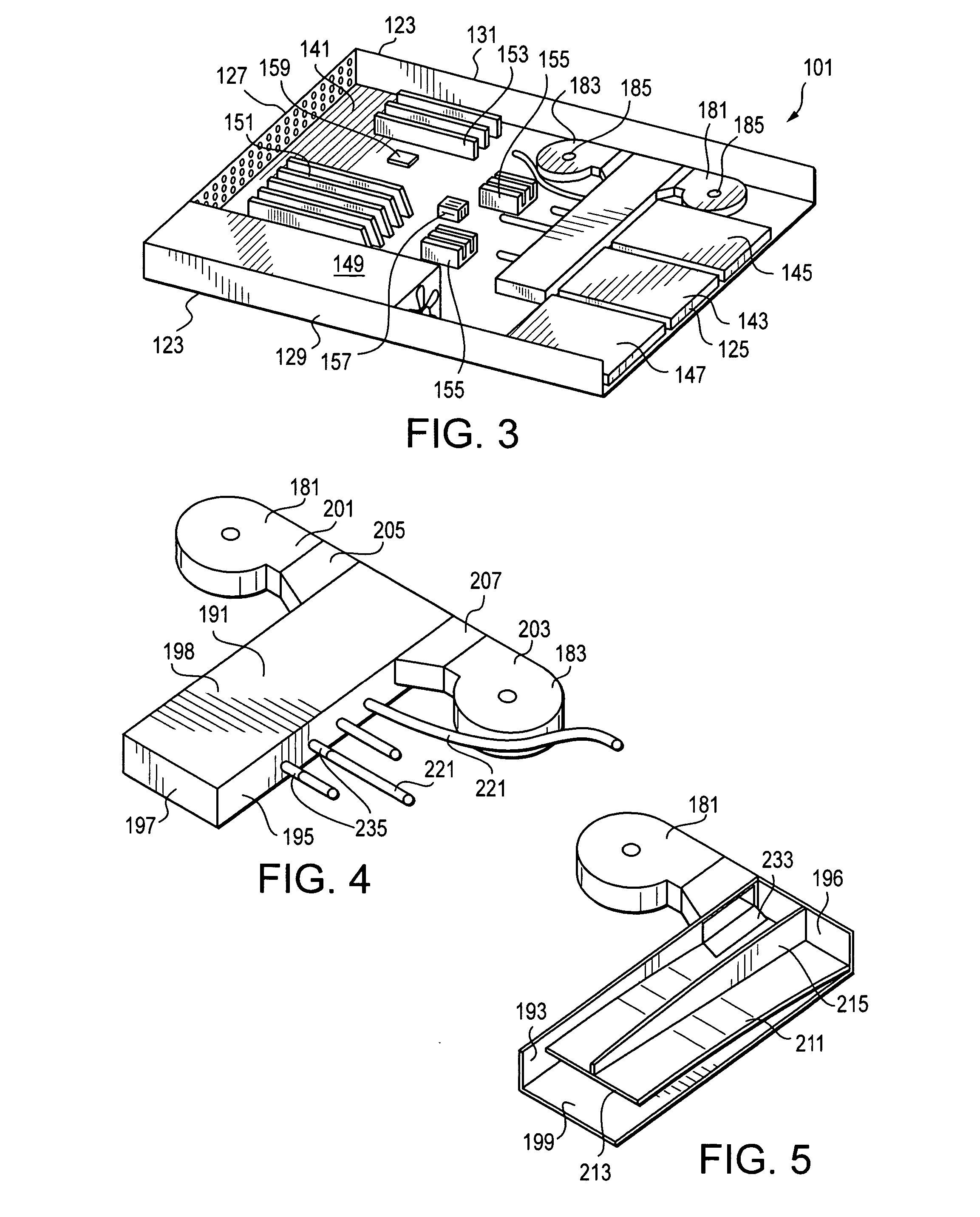 Small form factor air jet cooling system