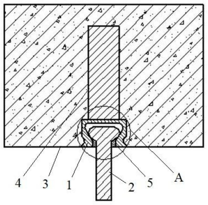 Self-adaptive embedded channel of cylindrical surface in railway contact network tunnel