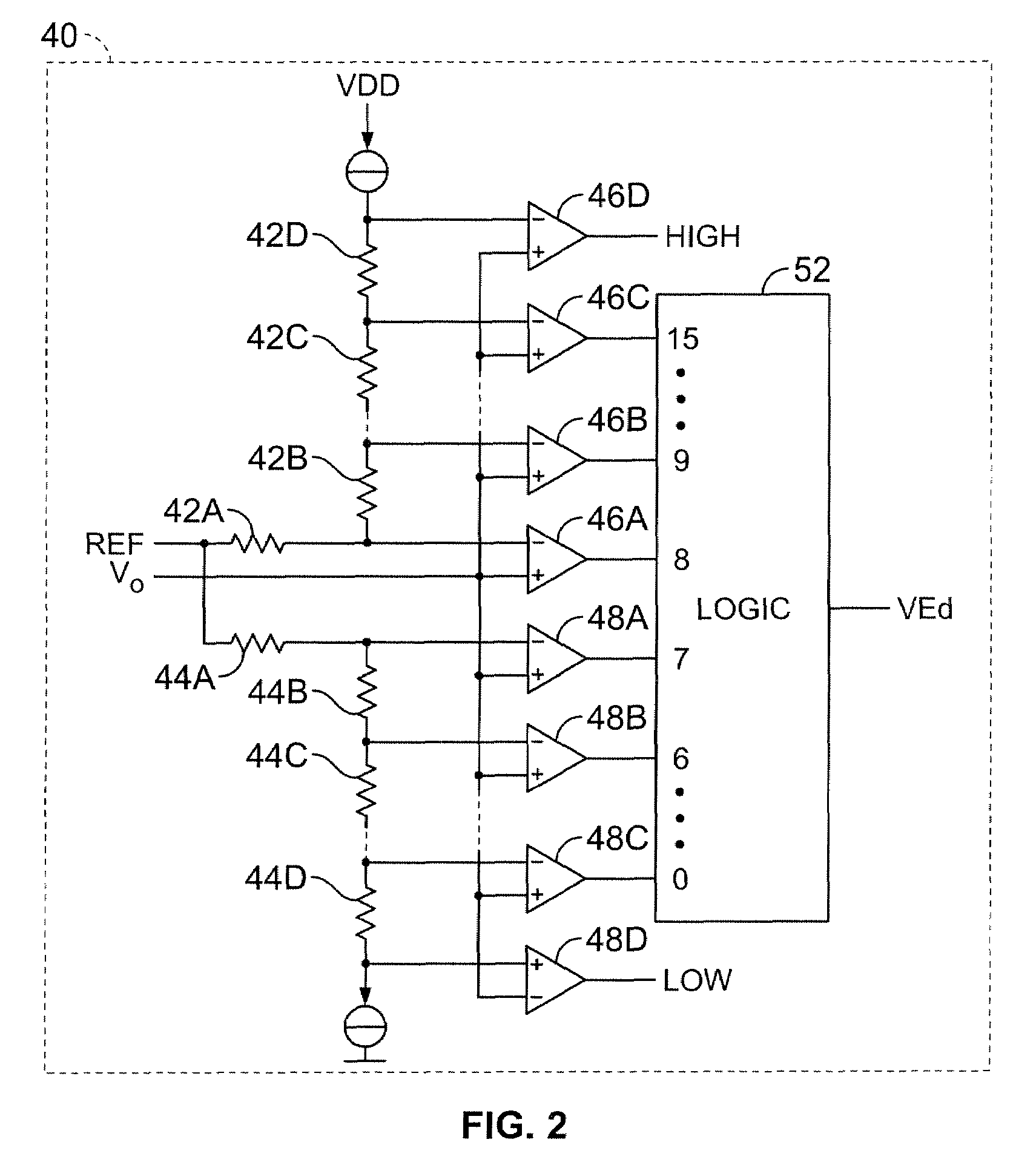 Self tracking ADC for digital power supply control systems