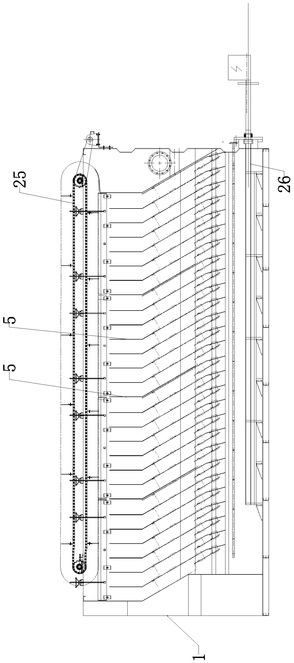 Same-direction flow flotation separation assembly