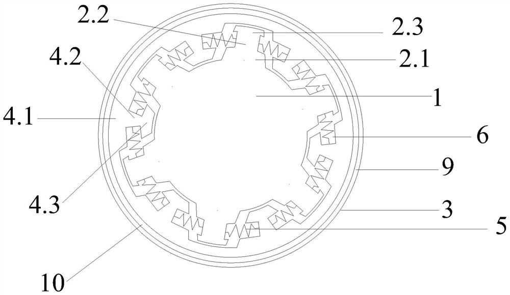 Magneto-rheological torsional shock absorber for electric wheel