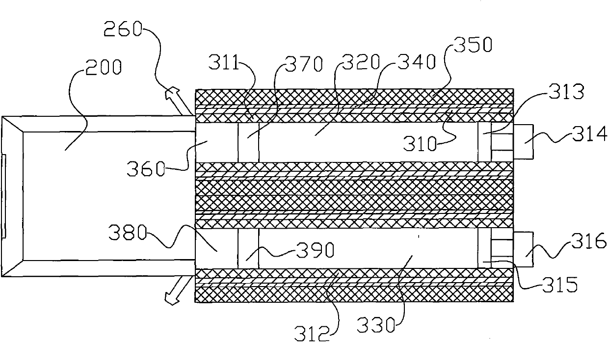 Drug explosive ion mobility spectrum detection device