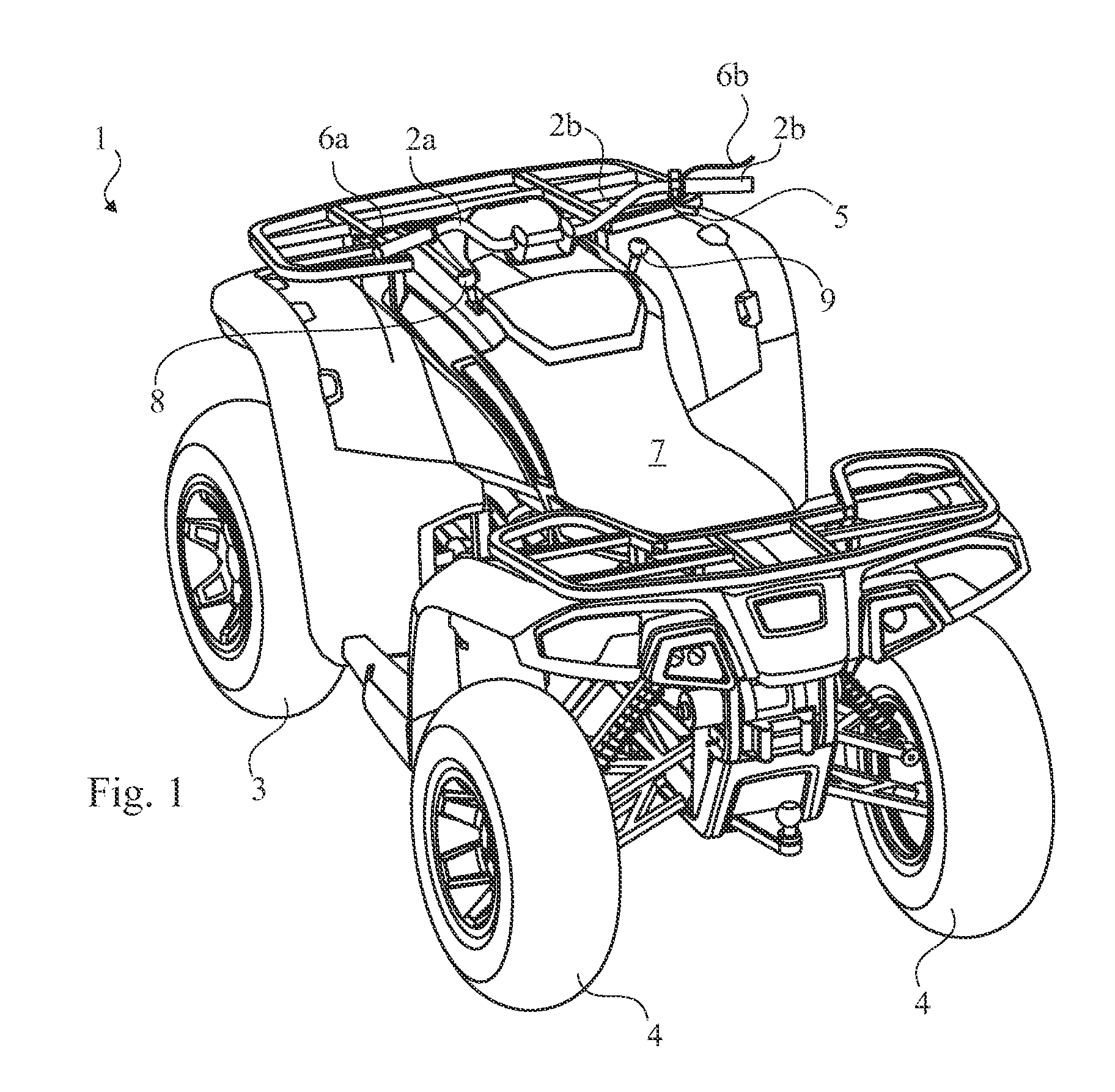 Gear shift arrangement for a vehicle