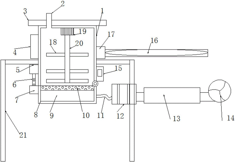 Simple solar drying device