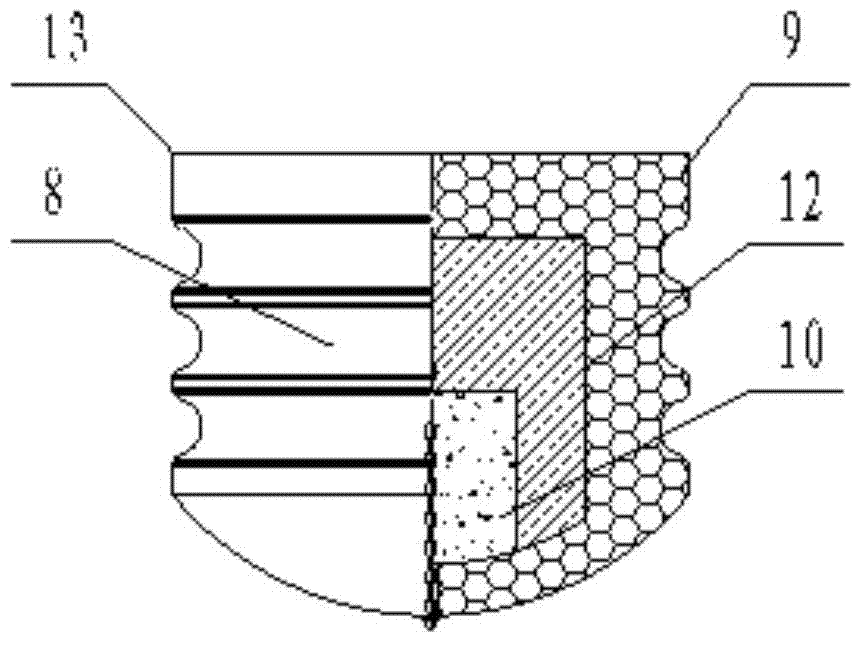 Composite material floating type net-shaped interception system and construction method