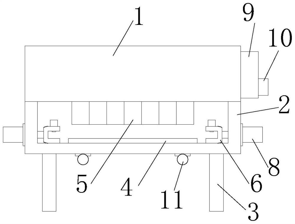 Forging device for die steel