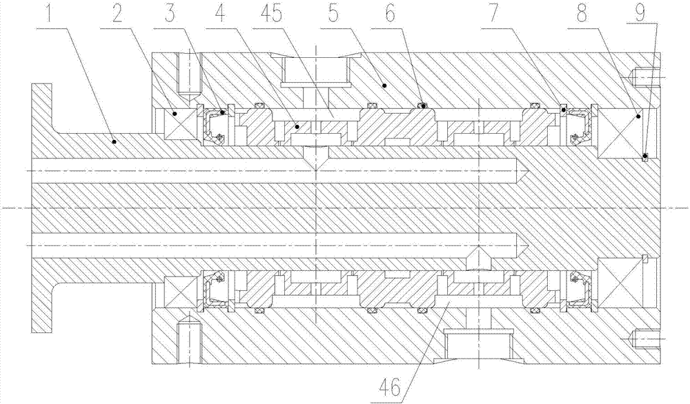 High-performance multi-channel rotary joint for water