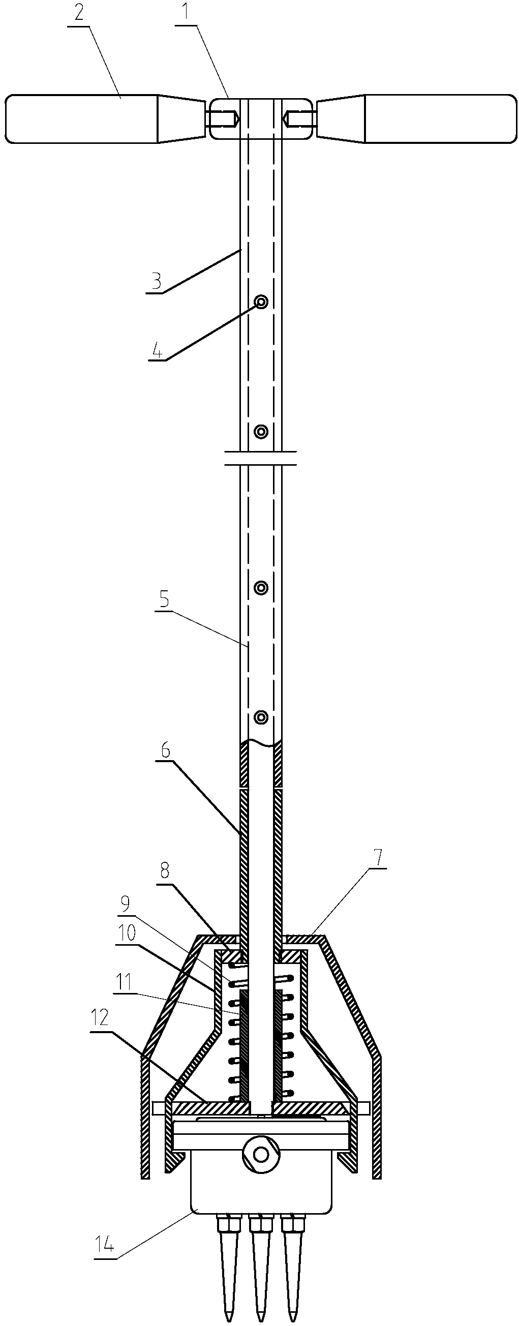 Ground detector arrangement tool