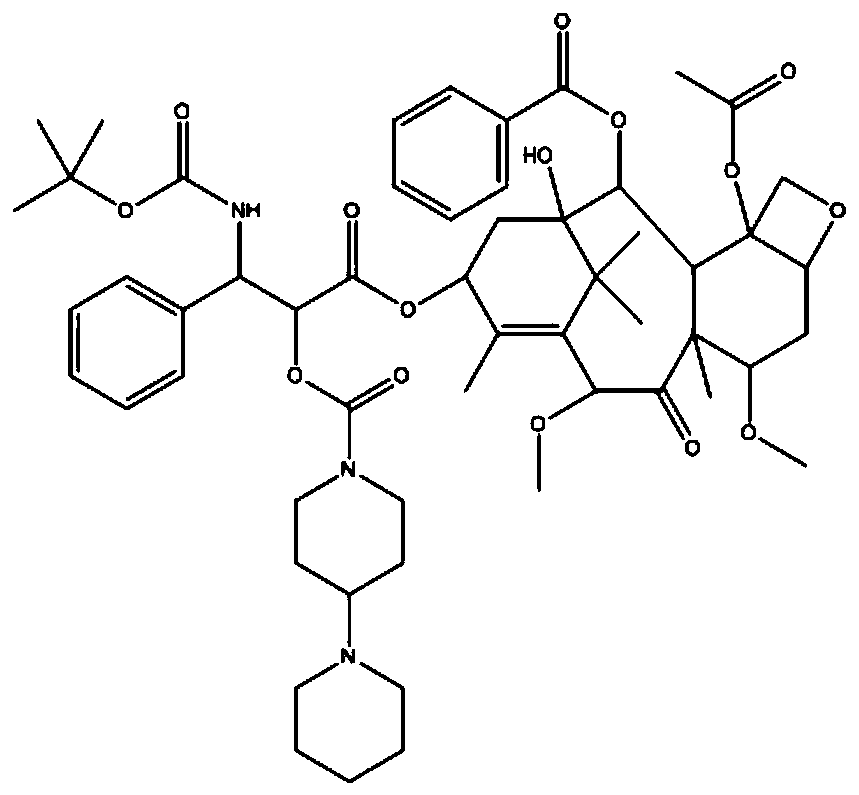 Cabazitaxel weakly-alkaline derivative and preparation thereof