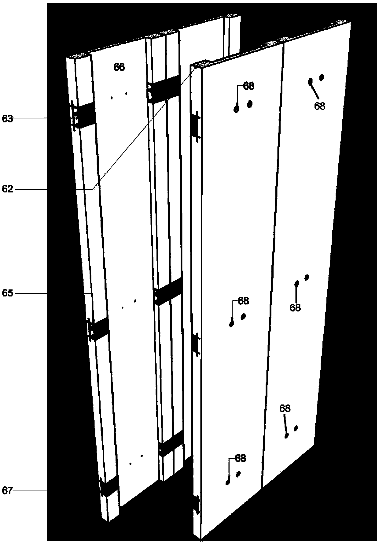 Interlockable partition panel and method of fabrication the same