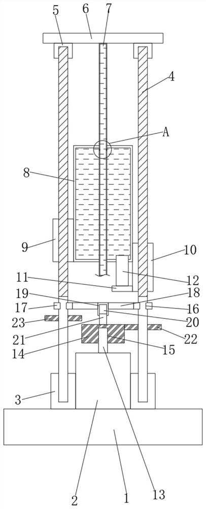 Horizontal pipe fixing device for machining