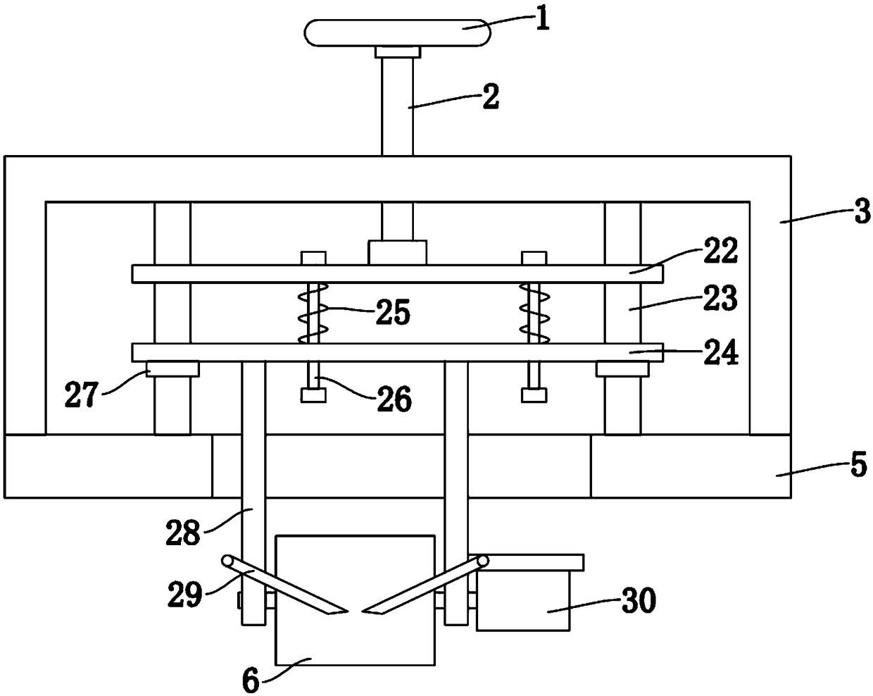 Intelligent road construction device