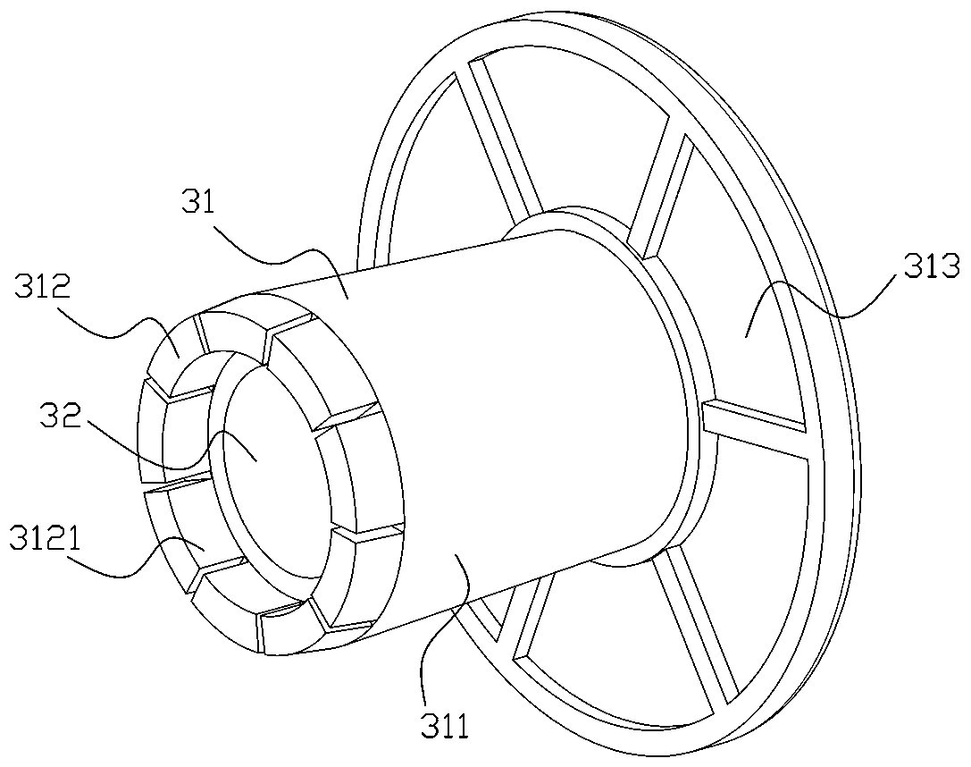 Conveying roller shaft