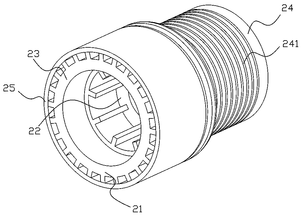 Conveying roller shaft