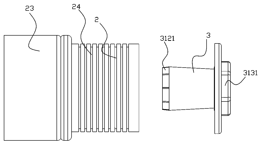 Conveying roller shaft