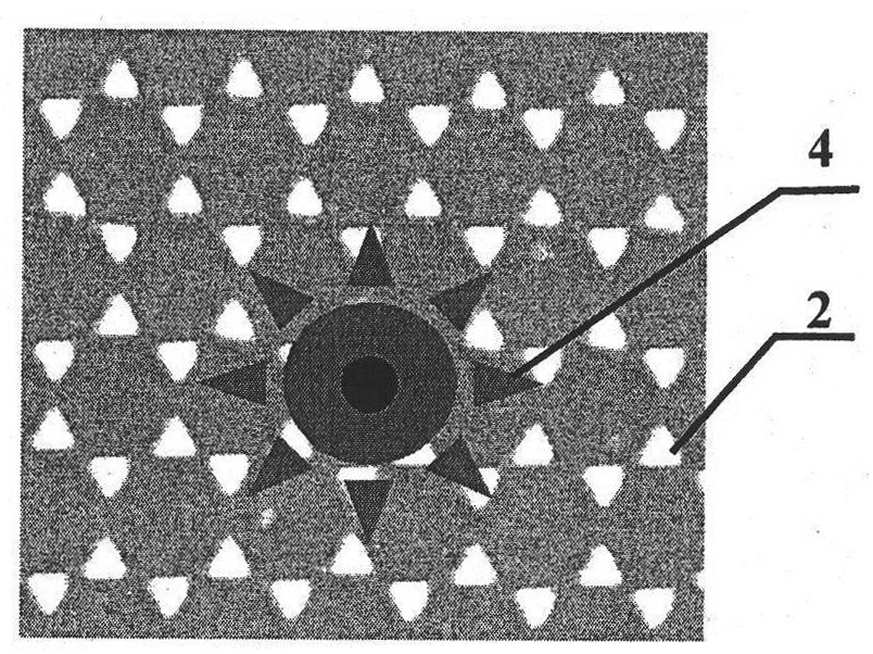 Enhancement method for raman scattering by using artificial metal micro-nano structure