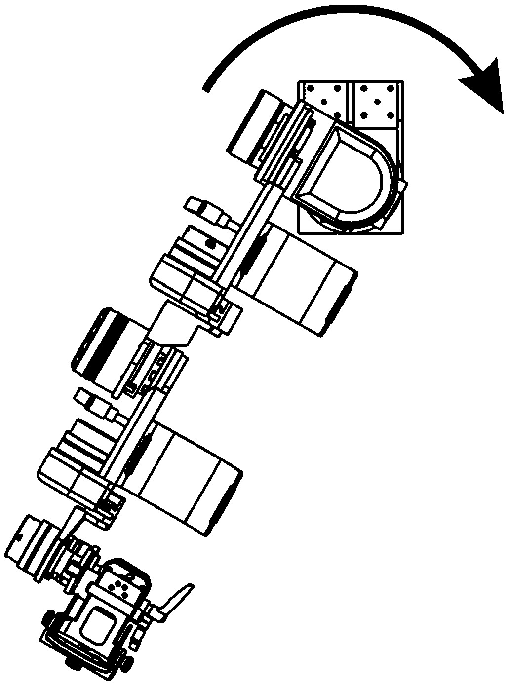 A lower limb rehabilitation robot with seven degrees of freedom