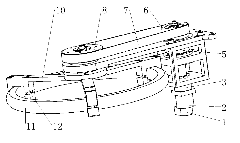 Automatic driving device and control method for intelligent vehicle