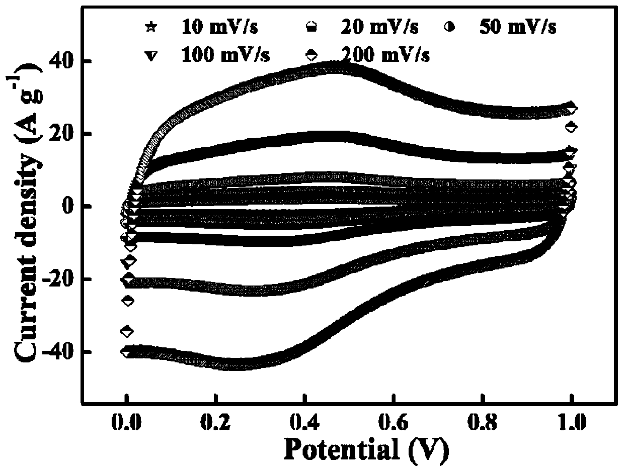 Preparation method of porous graphene/transition metal chalcogenide film