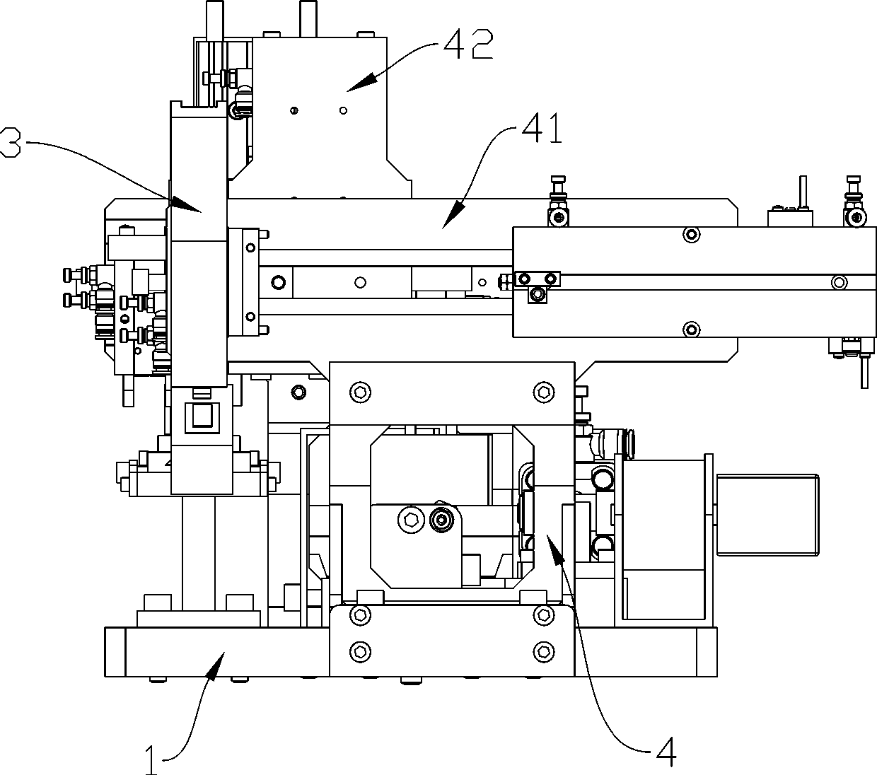 Automatic nut tapping machine for knocking sensor