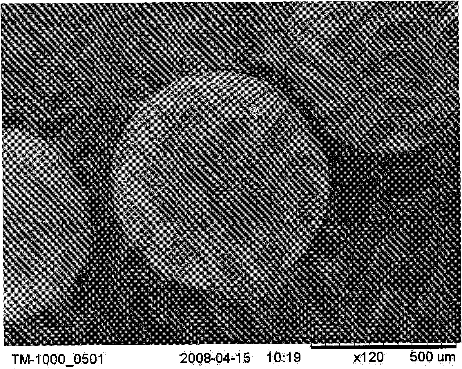 Method for preparing hollow aluminum oxide microspheres