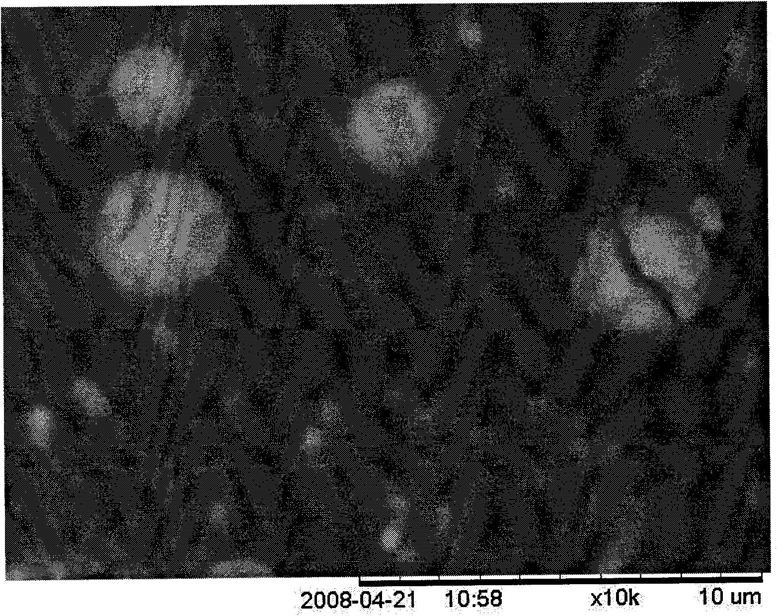 Method for preparing hollow aluminum oxide microspheres