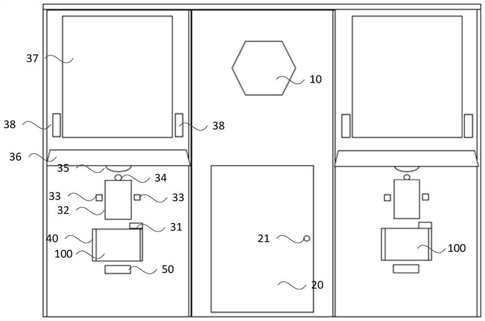 Multi-cell intelligent warehouse and delivery and pickup method