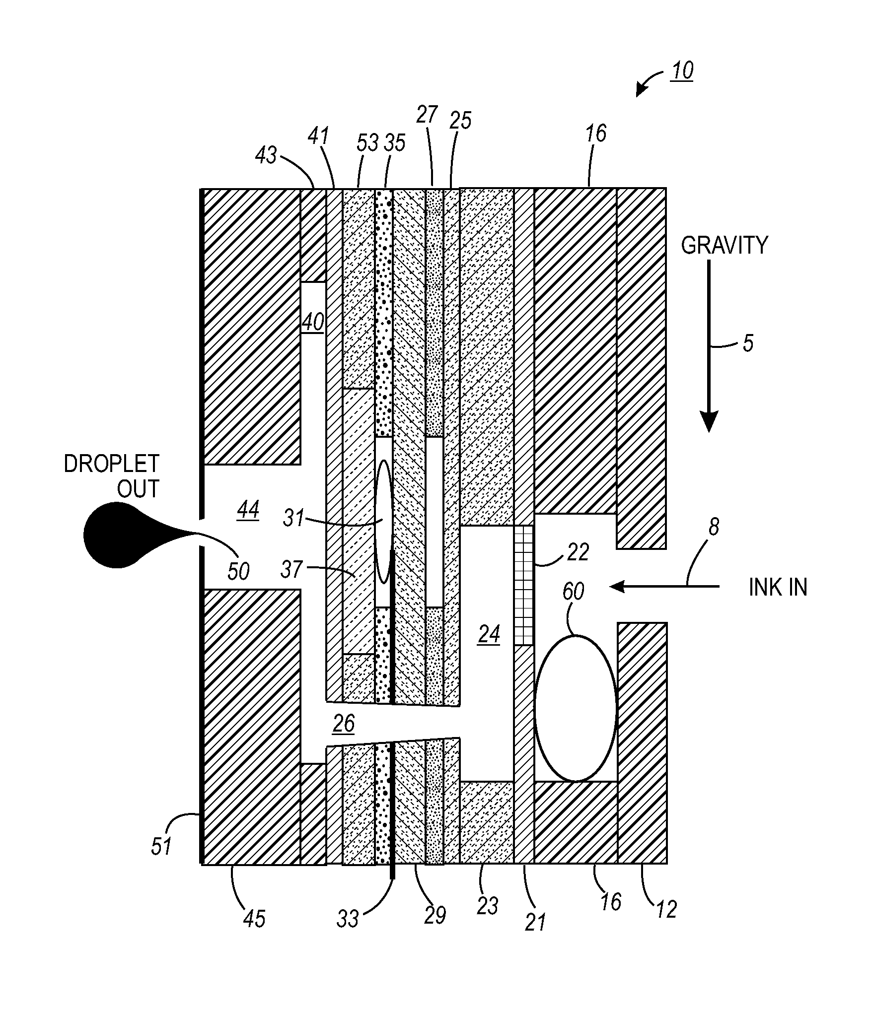 Rock screen with particle trap