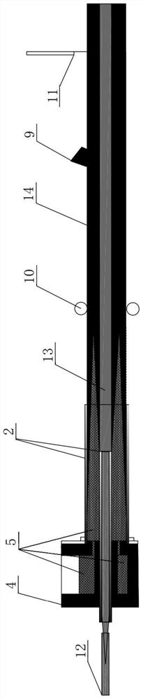 Production method of horizontal centrifugal rotary continuous casting metal billet and hollow continuous casting billet