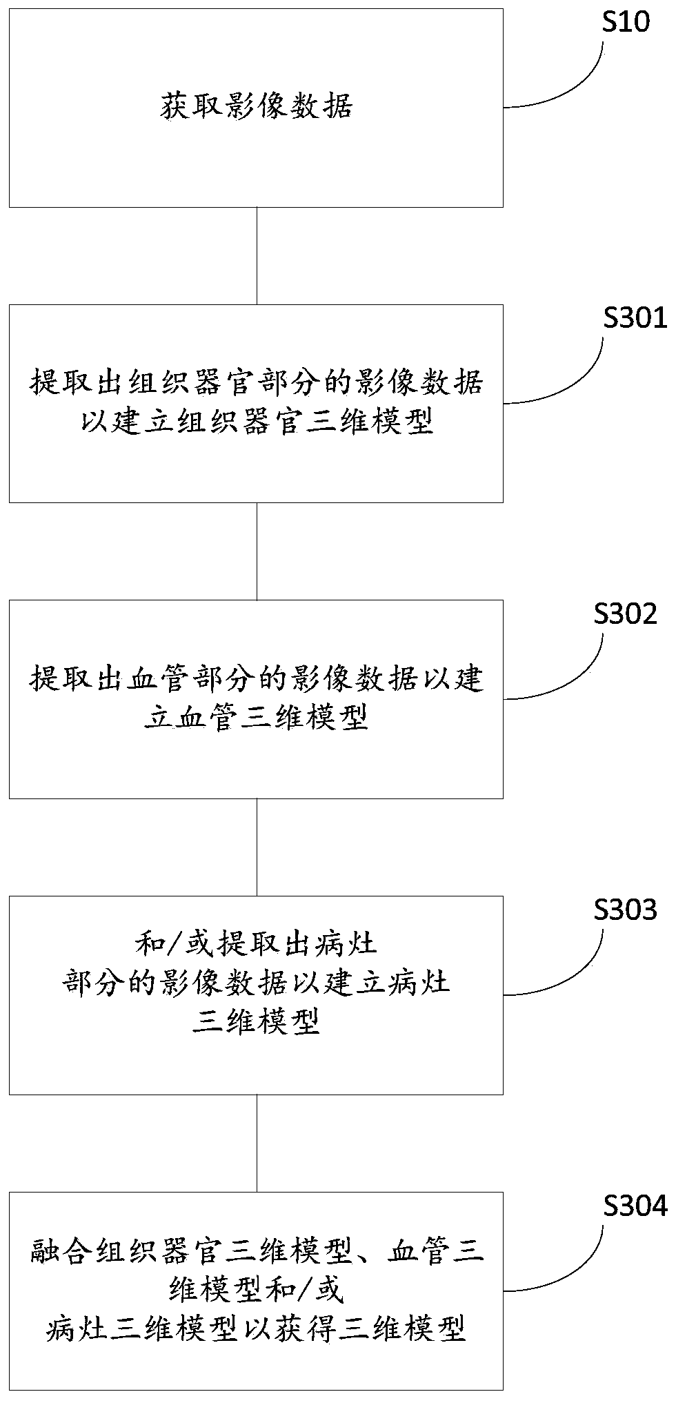 Three-dimensional organ model and printing method, device and equipment of three-dimensional organ model