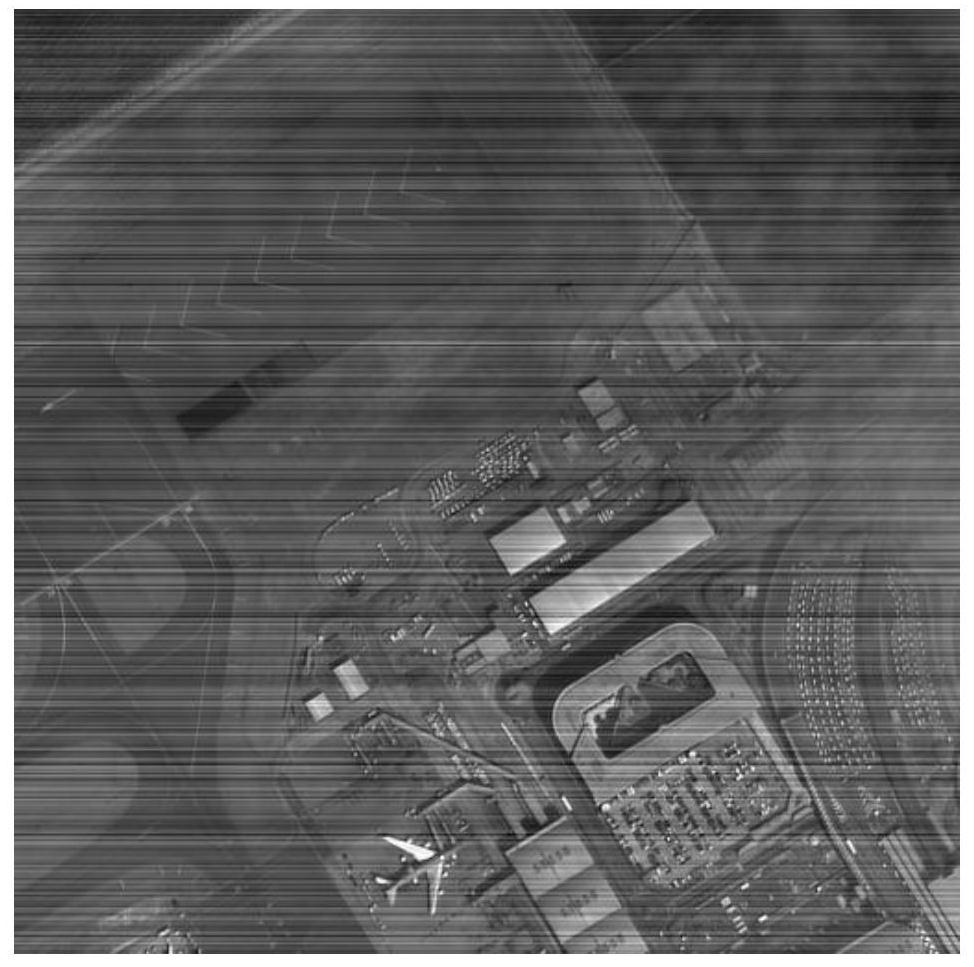 A method and system for correcting infrared image non-uniformity based on averaging processing