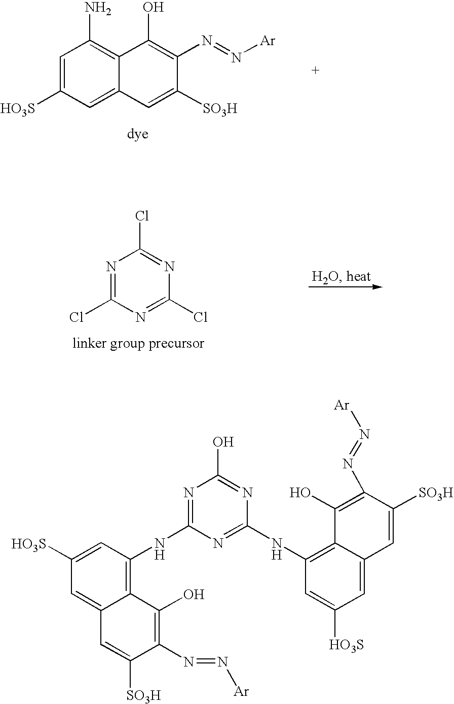 Multimeric dye structures