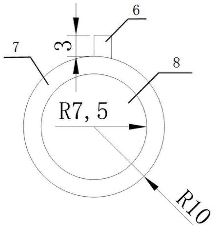 Myopic glasses wearing clamp suitable for positive pressure type respirator and respirator