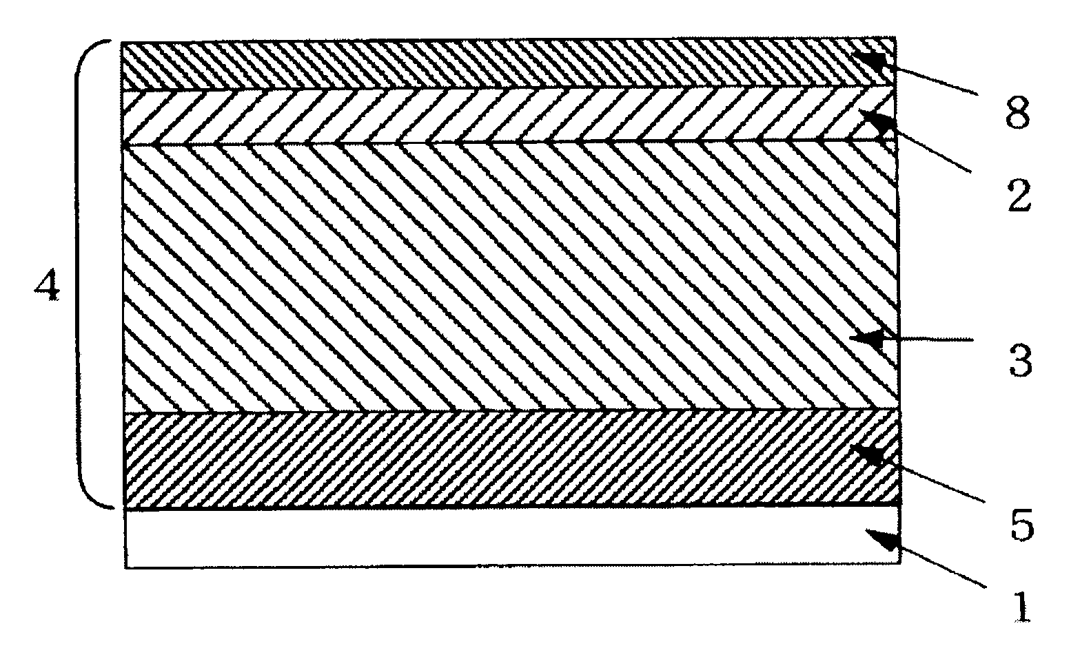 Photoreceptor for electrophotography