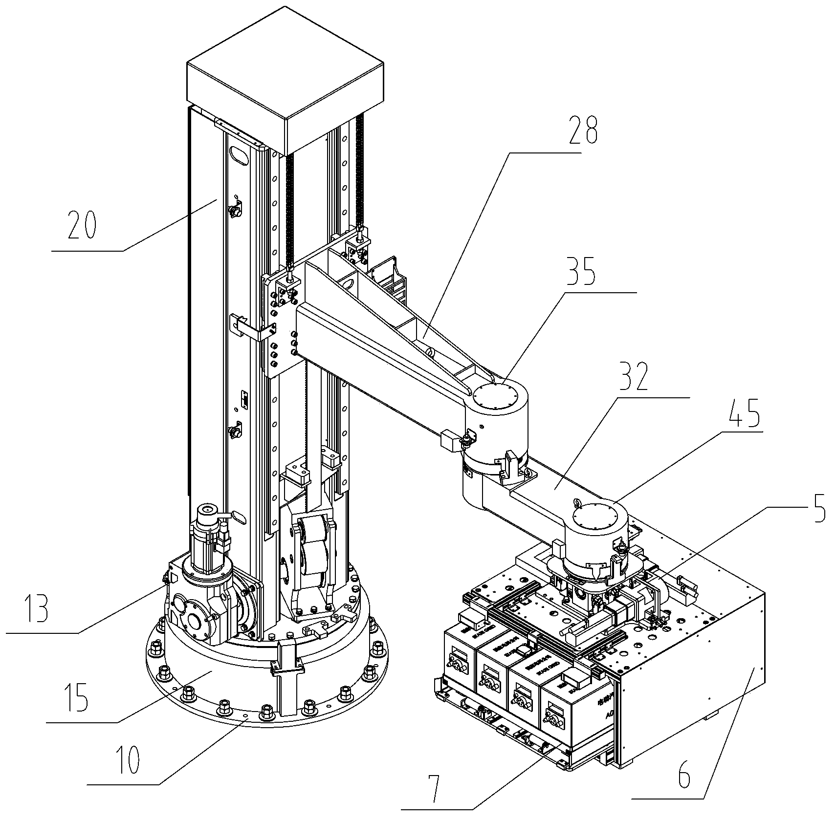 Planar multi-joint robot