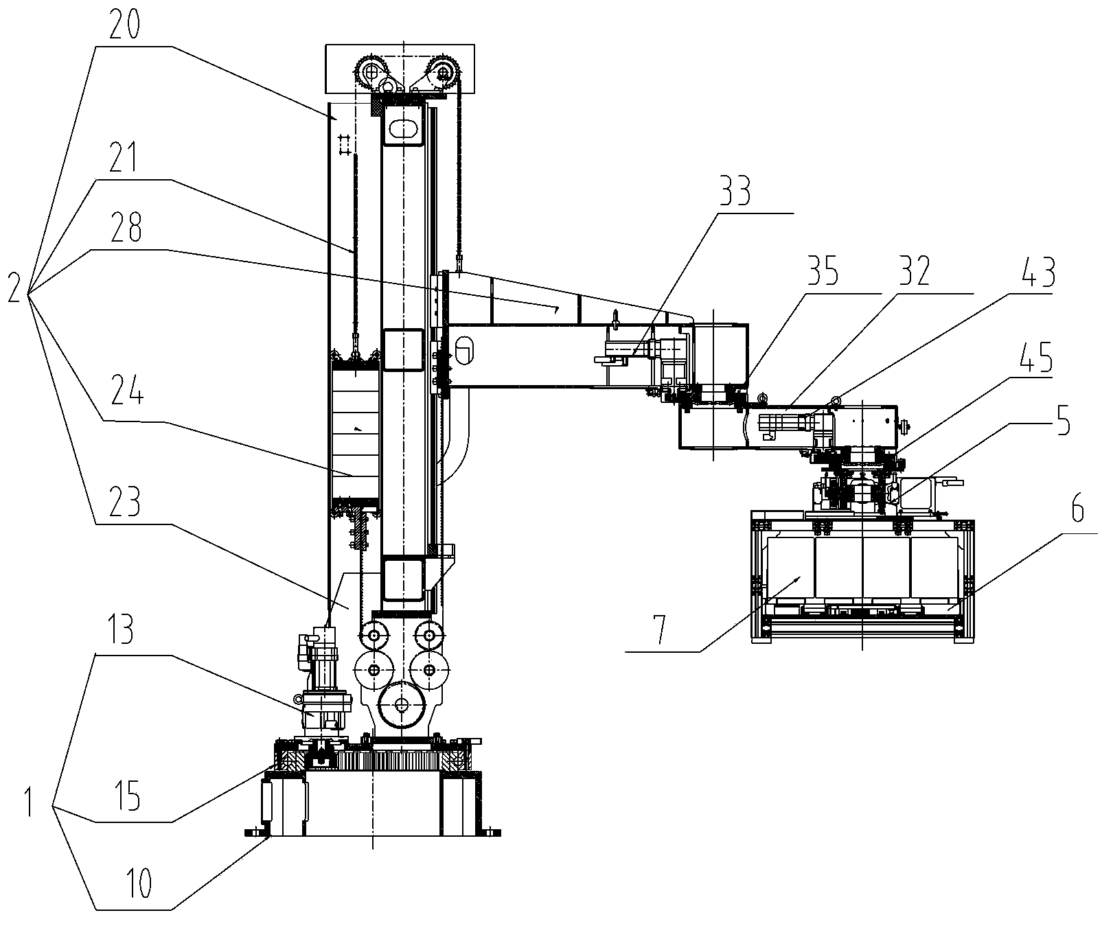 Planar multi-joint robot