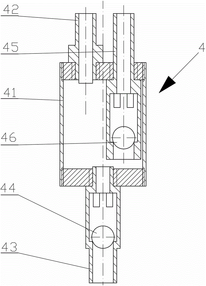 Pneumatic pump sampling system device of multi-stage monitoring well and method thereof