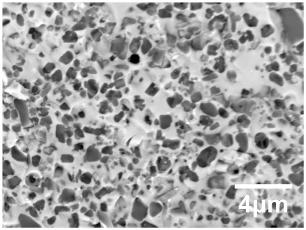 High thermal expansion coefficient ceramic material for high-density packaging and preparation method thereof