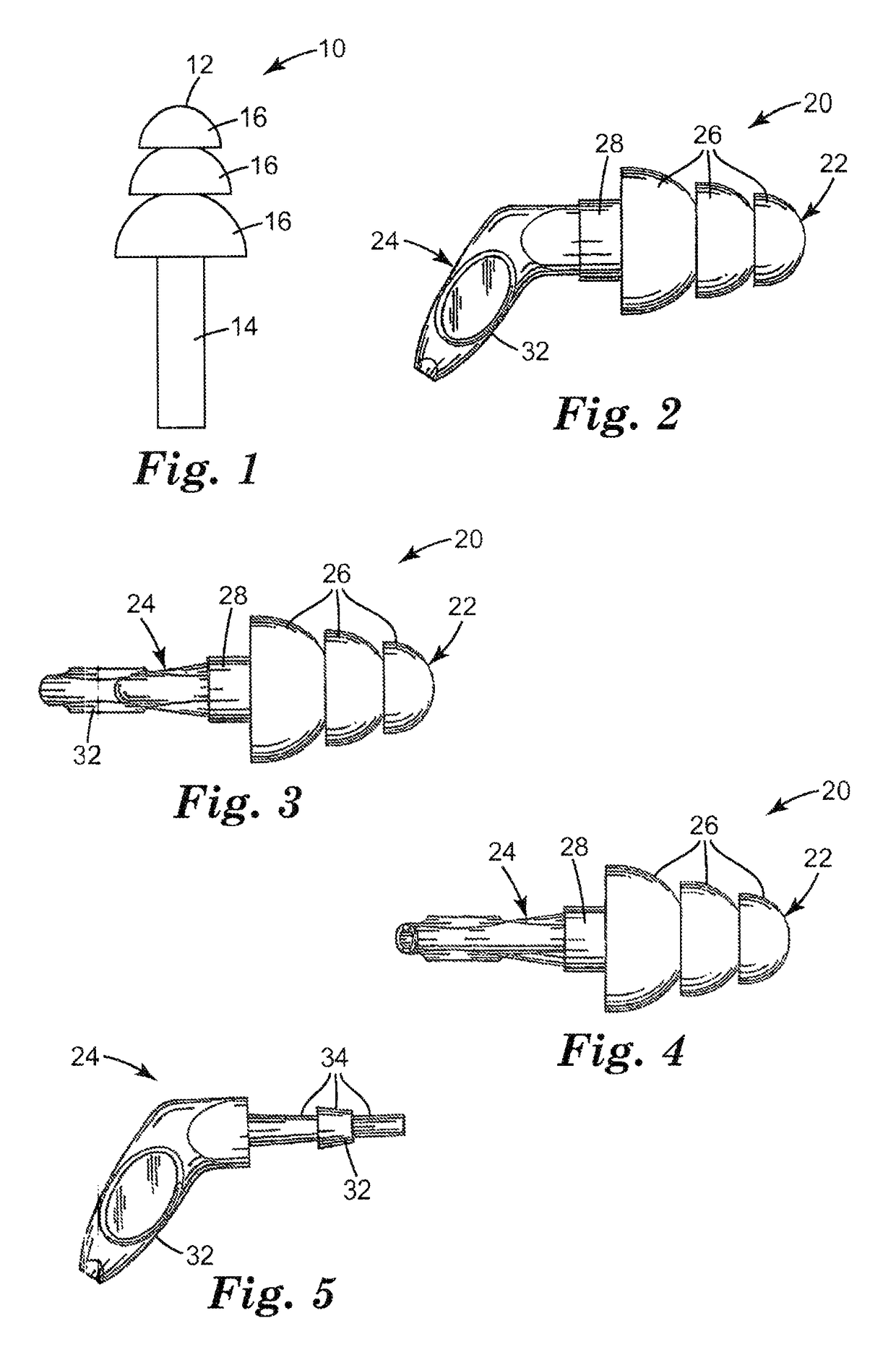 Hearing protection device with damped material