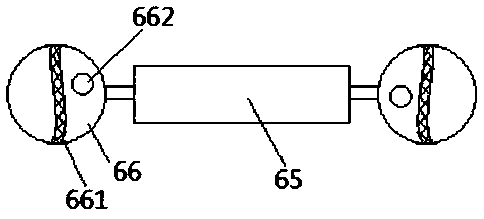 Wastewater treatment system with automatic cleaning structure