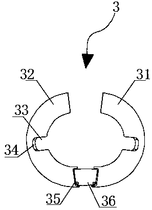 A cutting mechanism for a steel cutting device that is easy to disassemble and maintain