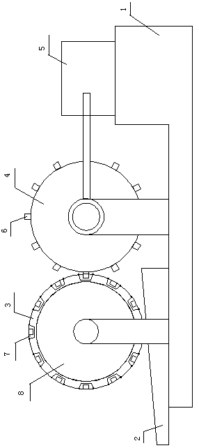 Lithium battery end cover pressing machine