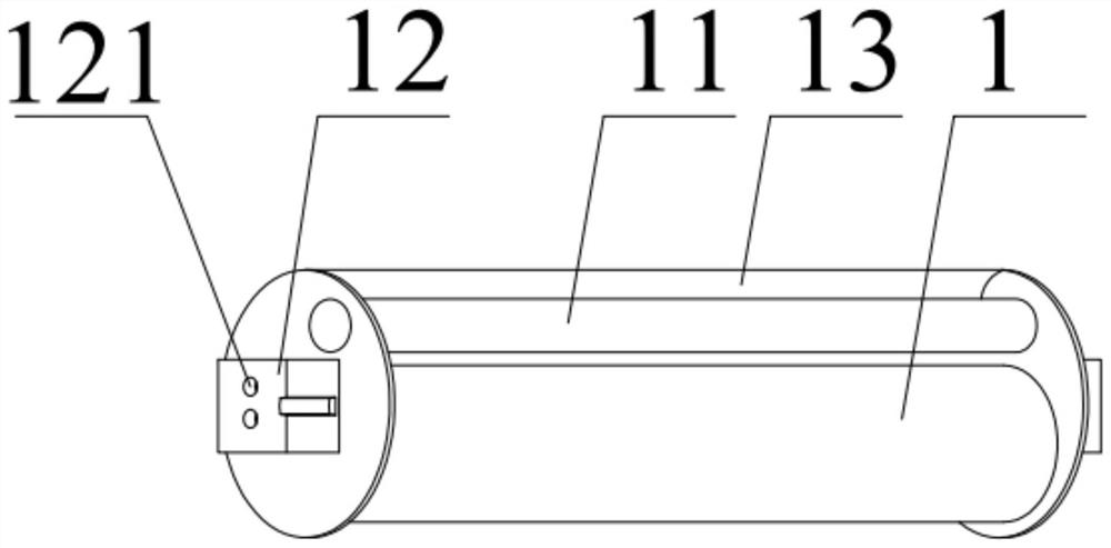 Pattern conveying belt coiling device and using method thereof